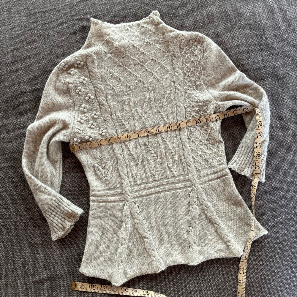 Anthropologie Knitted Sampler Sweater - Picture 5 of 6